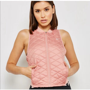 Nike Women's AeroLayer Running Vest
Packable Pink size Large